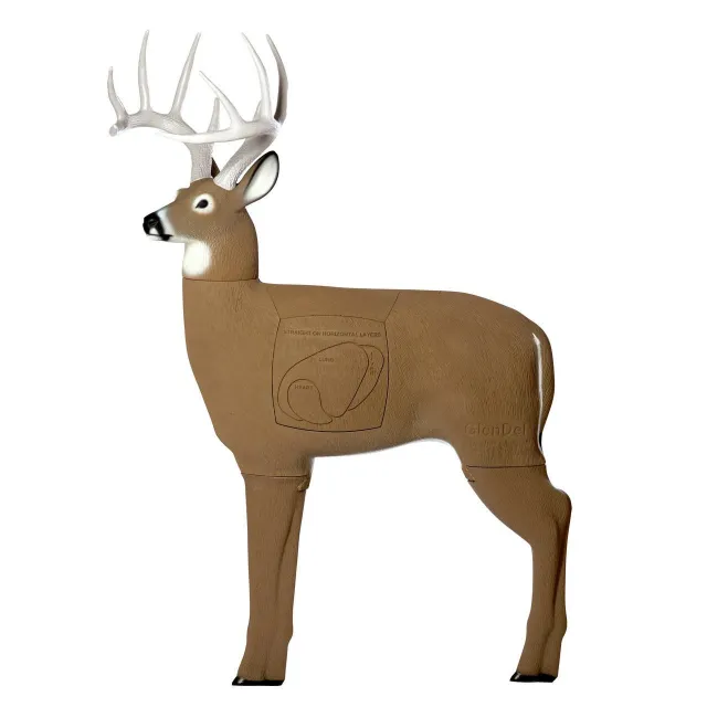 Buy GlenDel G71010 Crossbow Buck Target, 4-Sided High-Density Foam Insert online