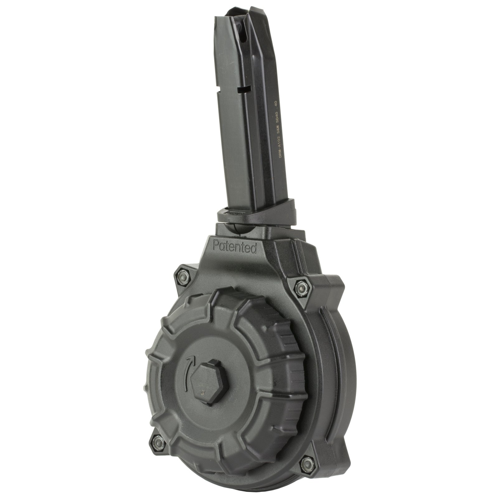 Buy ProMag DRM-A102 40 S&W Drum Magazine, 50 Rounds, Polymer, Black online