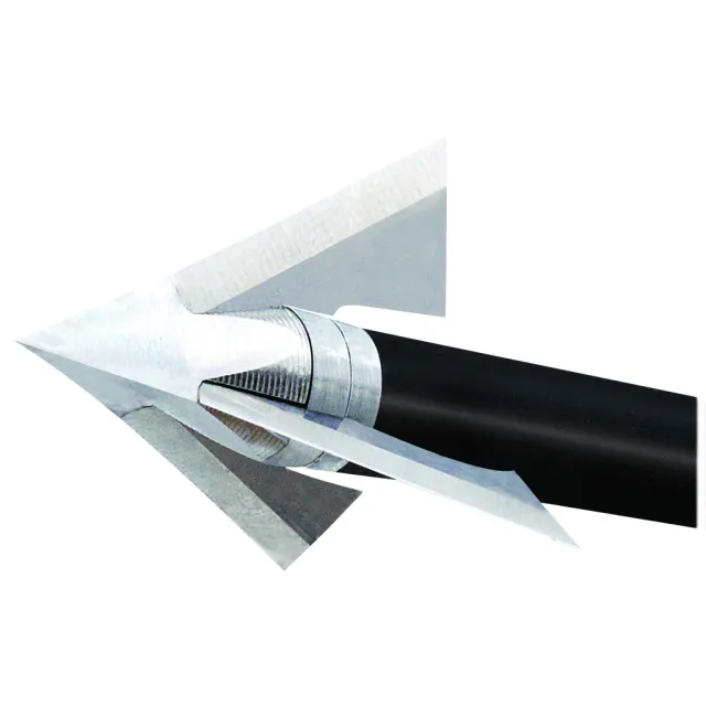 QAD BX125-F Exodus Broadheads 125gr 3pk, 1.25" Cut, .040" Blades - QAD