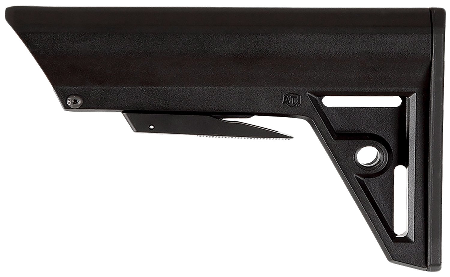 ATI C.2.10.2212 TactLite GEN2 Adjustable Stock, AR-15/AR-10, 6.2oz, Black - GSM Outdoors