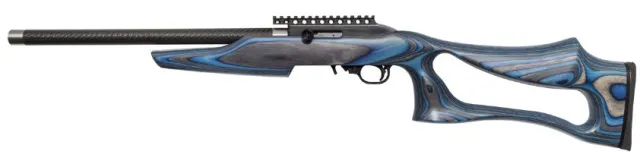 Buy Magnum Lite SwitchBolt 22 LR 10+1 17" Blue Graphite Bull Barrel Black Blue Fixed Thumbhole Stock online