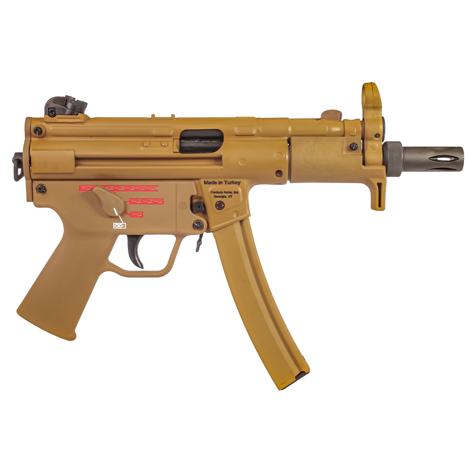 Buy Century Arms AP5 9MM 5.75In 31-Round RAL8000 HG6035GB-N online