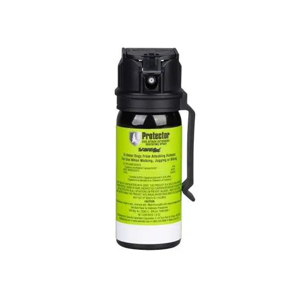 SABRE SRPMK3 Dog Spray Capsaicin 1.80 oz 15 ft Belt Clip - SABRE - 1.80 OZ