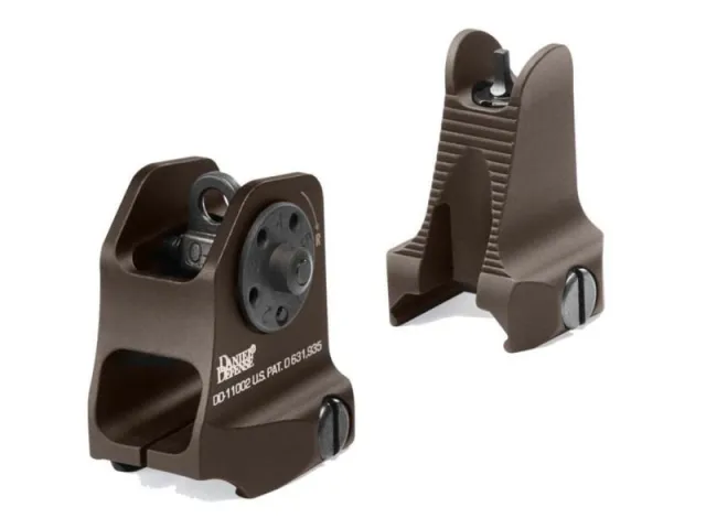 Daniel Defense Rock & Lock Fixed Front Rear Sight Aircraft Grade Aluminum - Daniel Defense