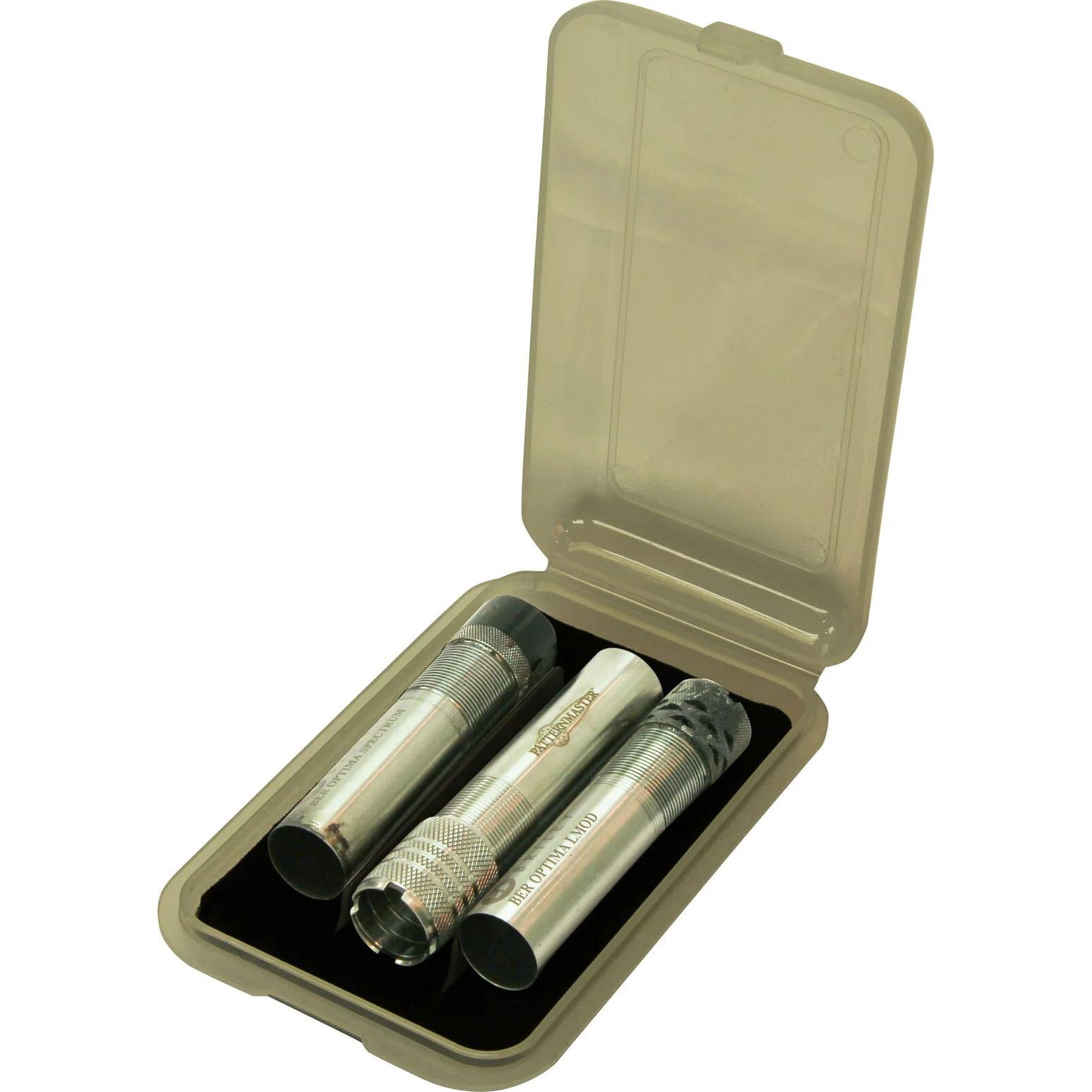 Buy MTM Choke Extended Tube Case Holds 3 Chokes Clear Smoke online