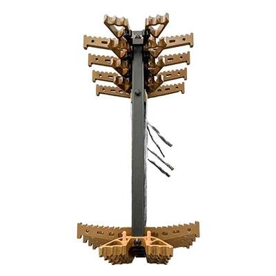 Grit Workhorse GRIT-CLIMB-4 Climbing Sticks 4-Pack, Lightweight, Stackable - Tethrd