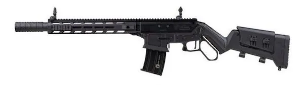 Panzer Arms PALV12BSS 12 Gauge Lever 18.5 In 5-Rounds Tactical Black