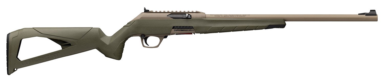 Winchester 521158102 Wildcat 22 LR 10+1 18" FDE/OD Green Rifle - Winchester - .22 LONG