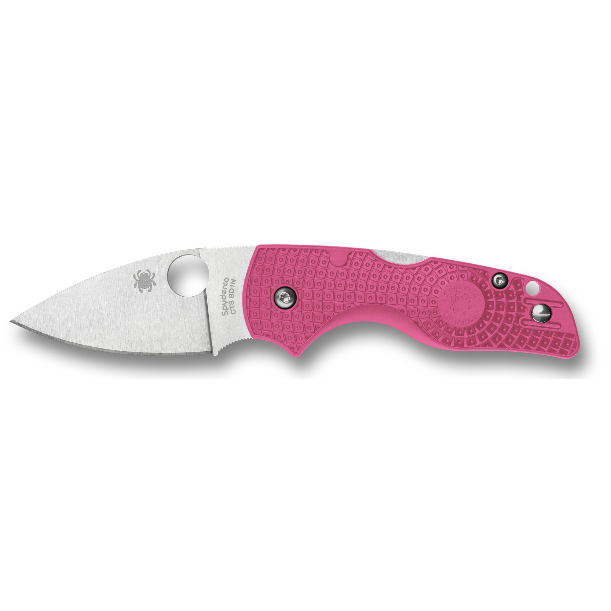 SPY C230PPN LIL NATIVE PNK LW BREAST CANCER - Spyderco