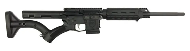 DSI DS-15 FEATURELESS MOE RIA 5.56 NATO 16IN BBL ORC BLK THRDSN STK 7IN MOE FE 10RD PMAG NY CA CMP