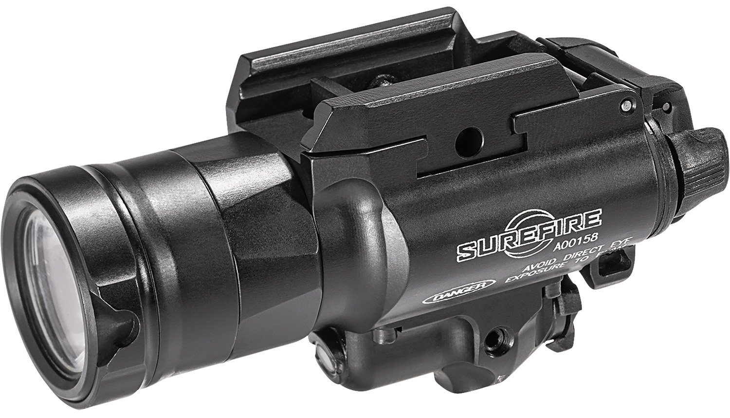 SureFire X400UHAGN 1000 Lumen LED Green Laser Weapon Light Black Anodized - SureFire - 1,000 LUMENS/ 5.0 MW