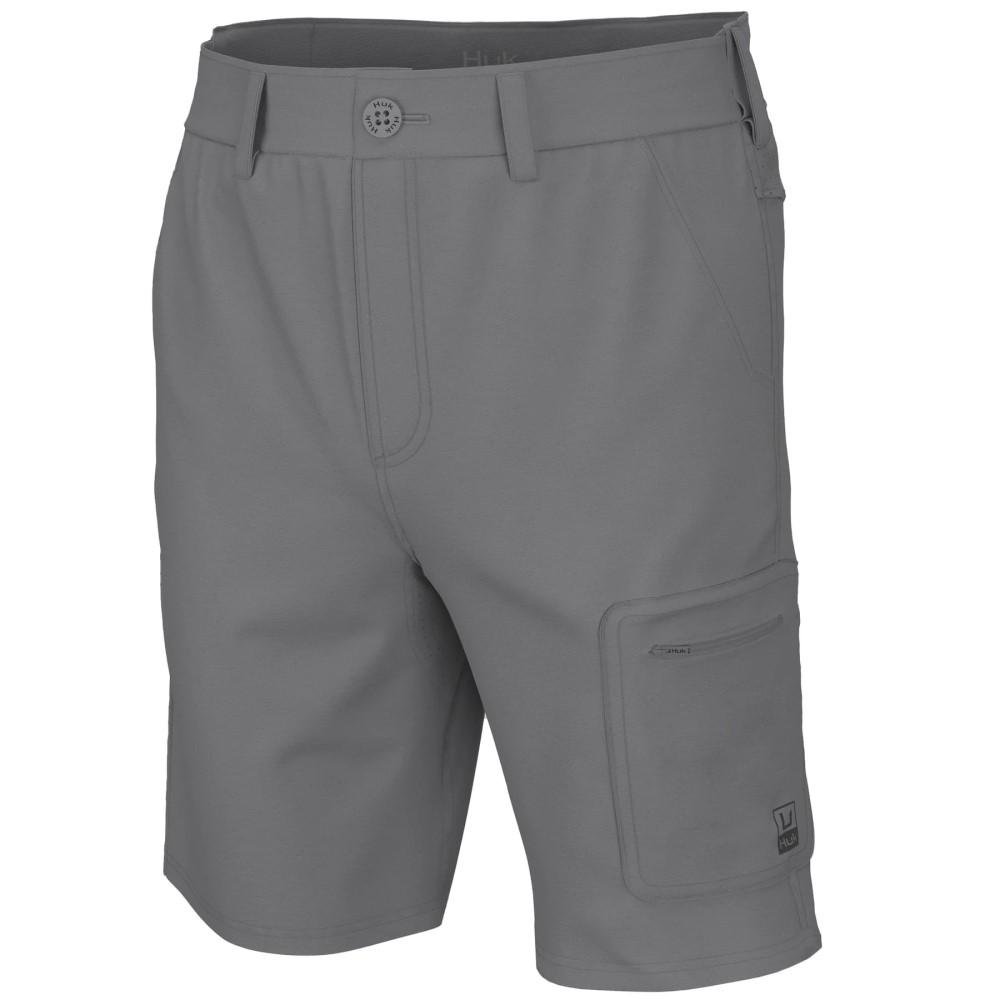 Huk Next Level 10.5 In Shorts Overcast Grey Size M H2000171-032-M - Marolina DBA HUK