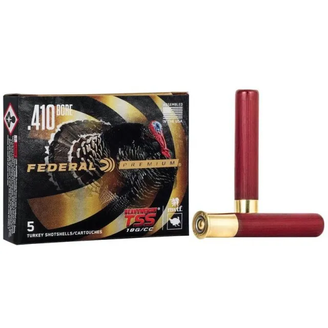 Federal PTSS419F8 Premium Turkey TSS 410 Gauge 3" 13/16oz 8 Shot 5/Box