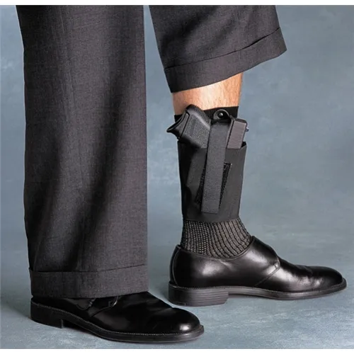 Galco Gunleather Cop Ankle Band Adjustable Smooth Leather - Galco Gunleather
