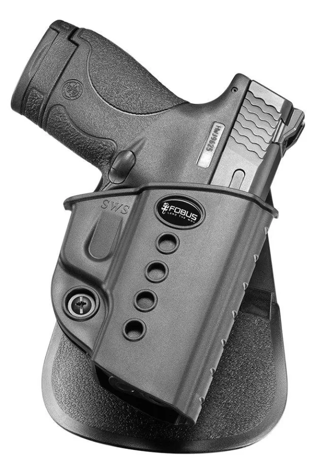 Fobus SWS Evolution Paddle Holster Black Polymer for S&W Shield/PPS/709 - Samco Global Arms