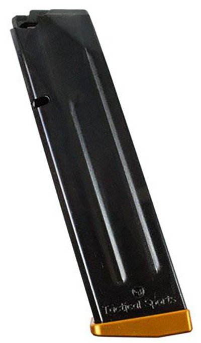 CZ-USA CZ 75 TS 9mm Magazine Orange 20rd Steel Body Matte Black Finish