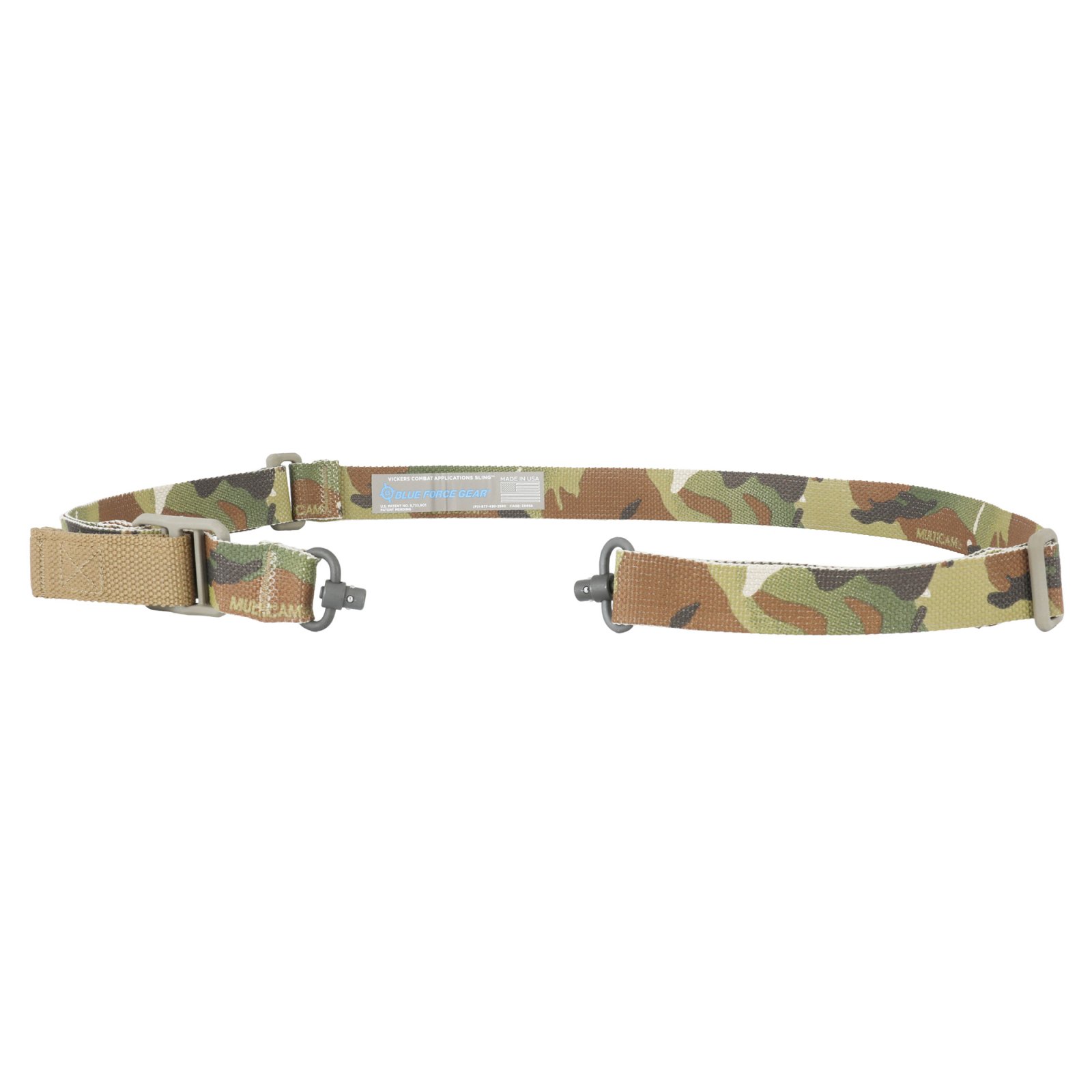 Blue Force Gear VCAS-PB-100-AA-MC Vickers ONE Sling, 2-Point, Multicam - Blue Force Gear