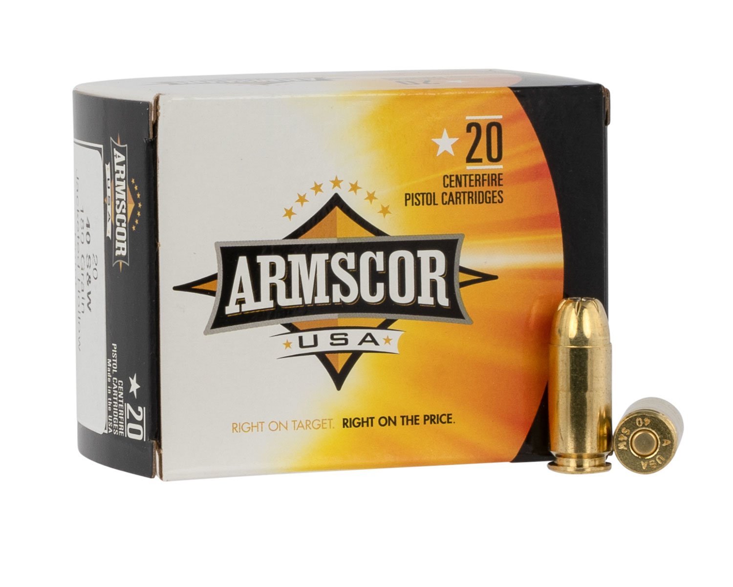 Buy Armscor Precision Inc USA .40 S&W 180 Grain JHP Ammo 20 Rounds online