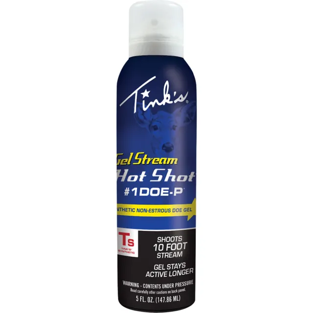 Tinks W5264 #1 Doe-P Synthetic Gel Stream, 5 oz, Blue - Ideal for Early and Late Deer Season - Tink's
