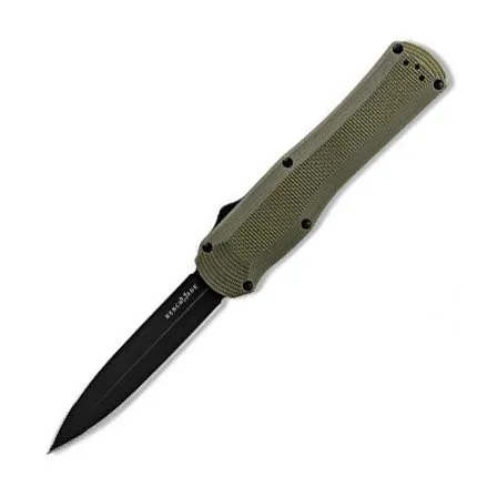 Benchmade 3400BK-1 Autocrat 3.71" S30V OD Green G-10 Double Edge Knife - Benchmade