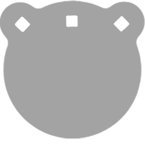 Bash Target B937 AR500 6" Round Gong 1/2" Steel Target - Bash Target Supply
