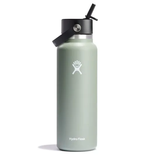Hydro Flask Wide Mouth Insulated Water Bottle Flex Straw Cap - Hydro Flask