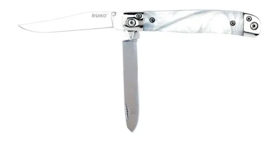 Buy RUKO RUK0185WP 420A Trapper White Pearl Folding Knife online