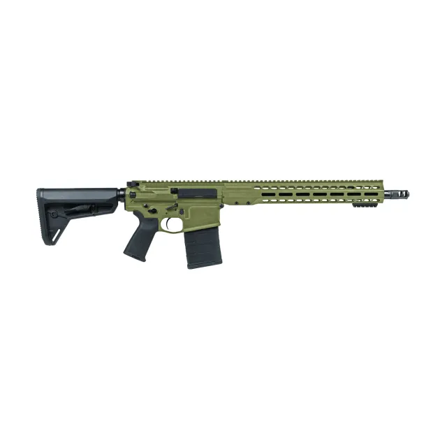 Barrett 18849 REC10 DMR 6.5 Creedmoor 20+1 16" Black Match Grade Threaded Barrel, Flat Dark Earth Cerakote Aluminum Receiver w/Picatinny Rail, M-LOK Handguard, Magpul MOE Black Polymer Stock & Grip, A