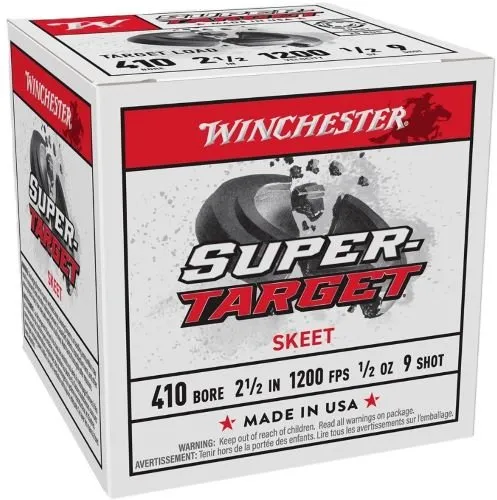 Winchester Target .410 Bore 2-1/2 In 1/2oz #9 250 Rounds - Winchester