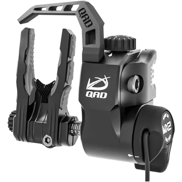 QAD UQMX2BK-L Ultrarest Integrate MX2 Black LH, 7075 Aluminum, USA Made - QAD