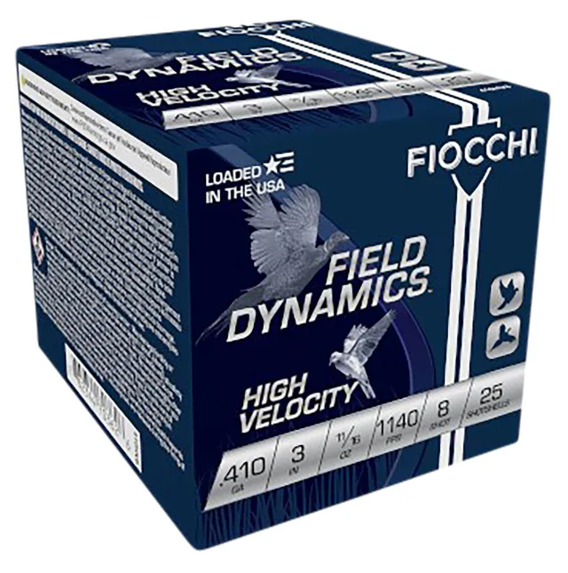 Buy Fiocchi 410HV8 Upland Game 410 Bore 3" 11/16 oz Shotgun Ammo 25 Rounds online