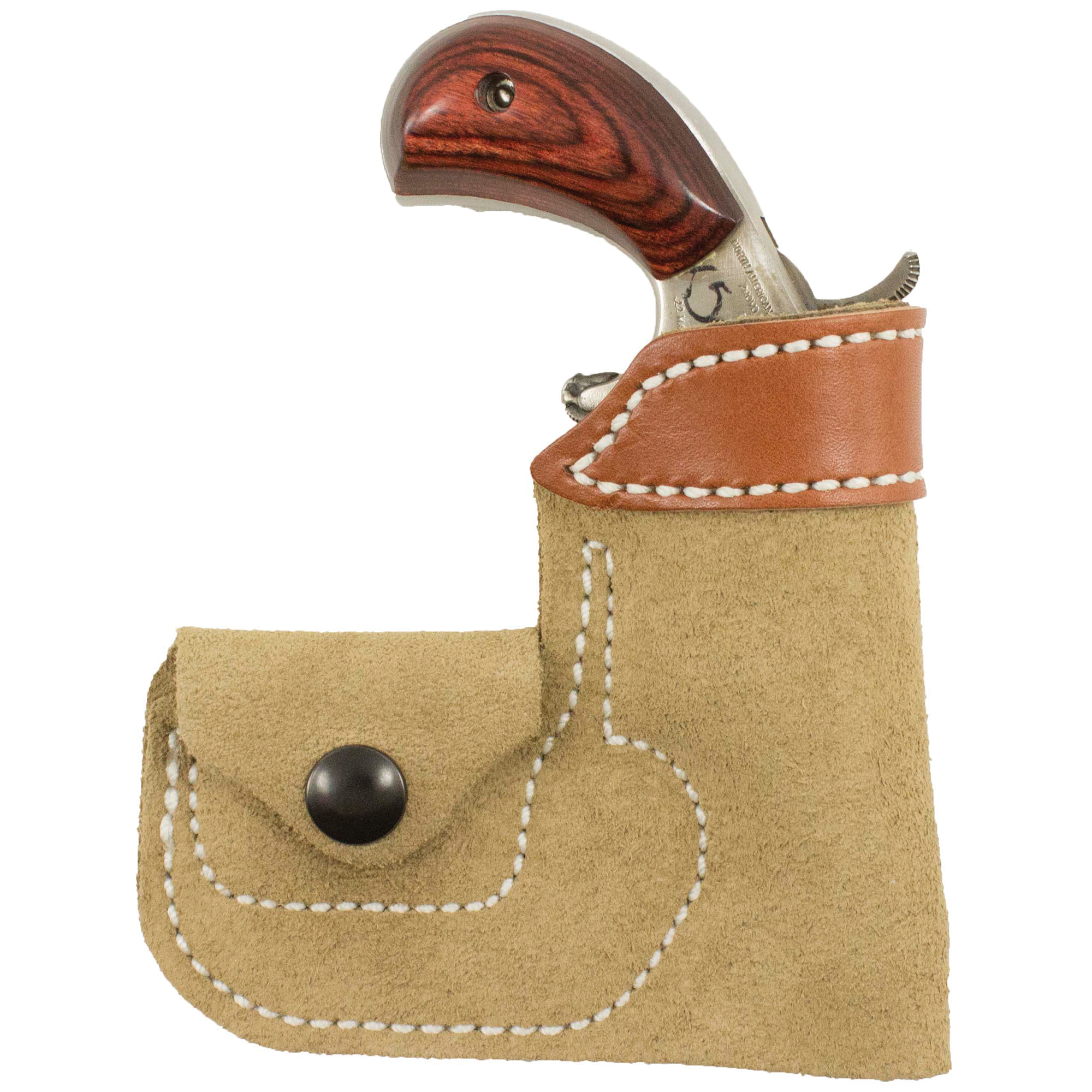 Buy DeSantis 109NAX4Z0 Pocket Holster, Leather, Tan, Ambidextrous, Ammo Pouch online