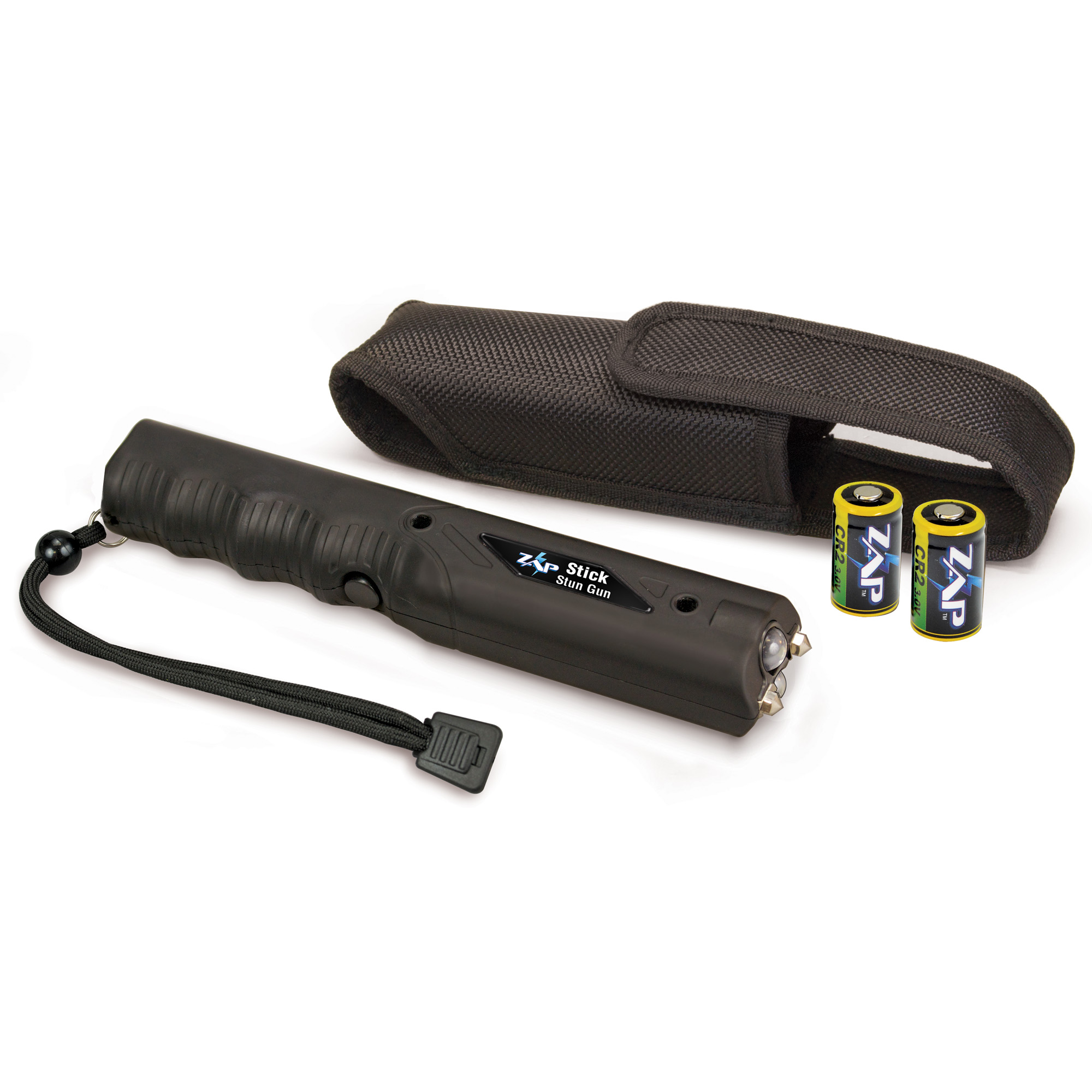 DNZ Products ZAPSTK800FB 800,000V Black 9In LED Flashlight - DNZ Products