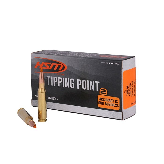 Buy HSM 7MM0812N Tipping Point Super Shock Tip 7mm-08 Rem 162 gr Hornady SST online