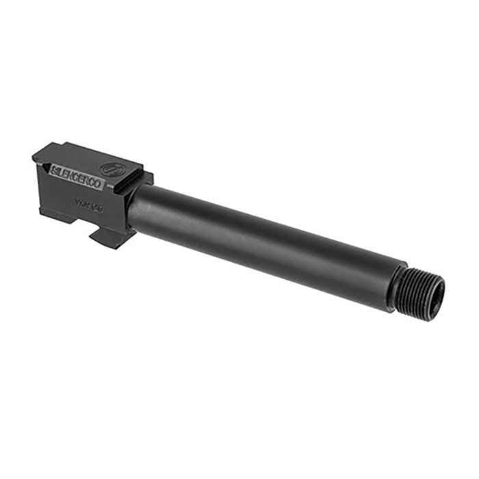Buy SilencerCo AC1726 Threaded Barrel Glock 43 9mm 1/2x28 Black 3.5" online