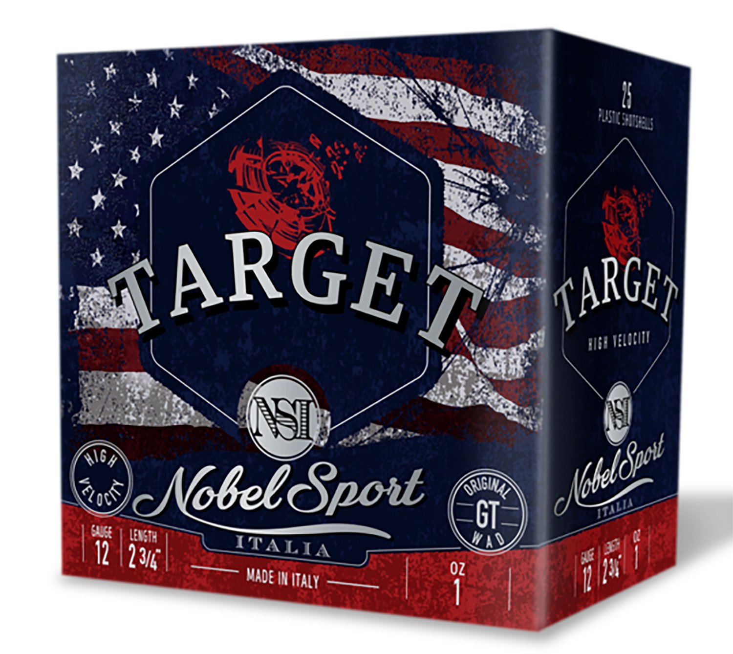 NSI Nobel Speed Target 12ga 2.75 In 1oz 1300fps #7.5 25ct - NSI