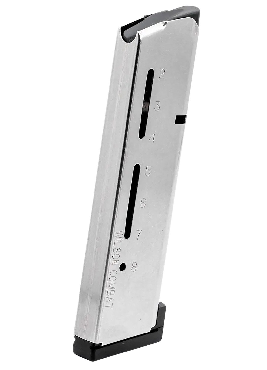 Wilson Combat 500AHD 8rd 45 ACP+P Magazine Stainless Steel Aluminum Base - Wilson Combat - 45 ACP