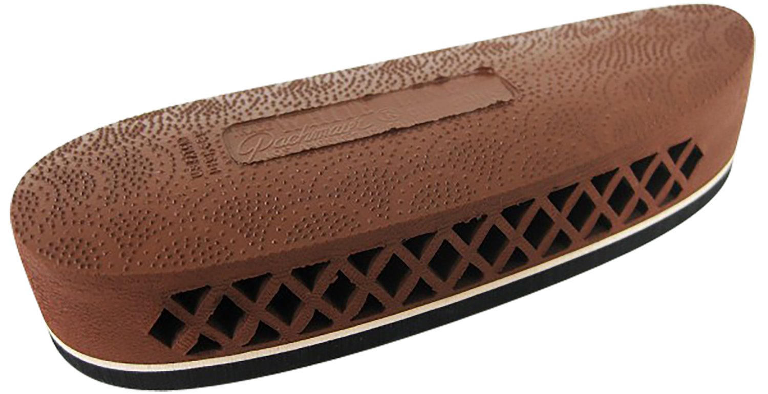 Pachmayr F325 Deluxe Field Recoil Pad Medium Brown with White Line Rubber for Shotgun - Pachmayr