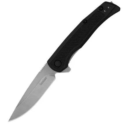Kershaw 1428 Outfield 2.8 Inch Black Stonewash Knife - Kershaw