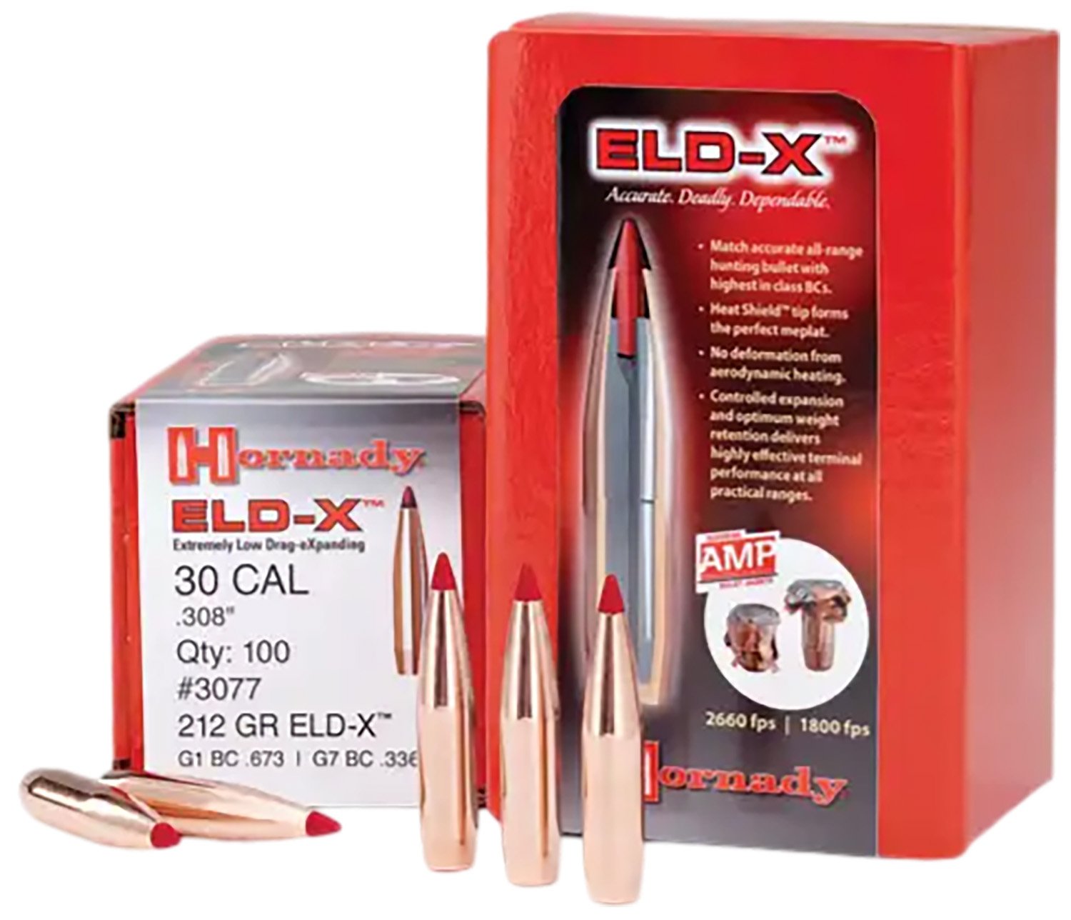 Hornady 2441 ELD-X 6mm .243 90 Grain Polymer Tipped Bullet 100 Count - Hornady - 243 Caliber