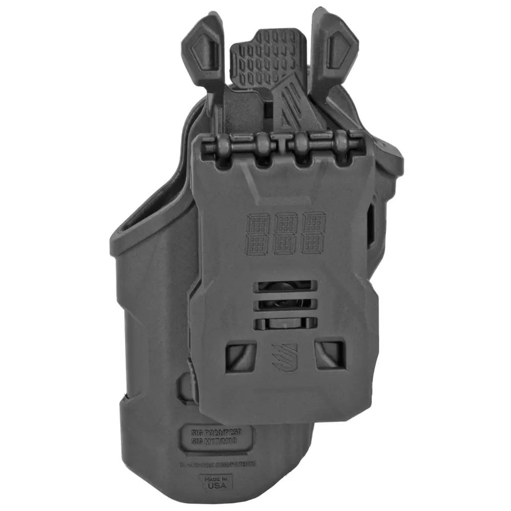 Blackhawk 410761ABKR T-Series L2C Holster P320 RH Matte Black - Blackhawk
