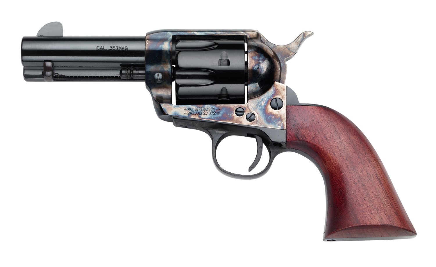 Pietta 1873 GW2 Posse .357 Magnum 3.5" Walnut Revolver - PIETTA - 357MAG