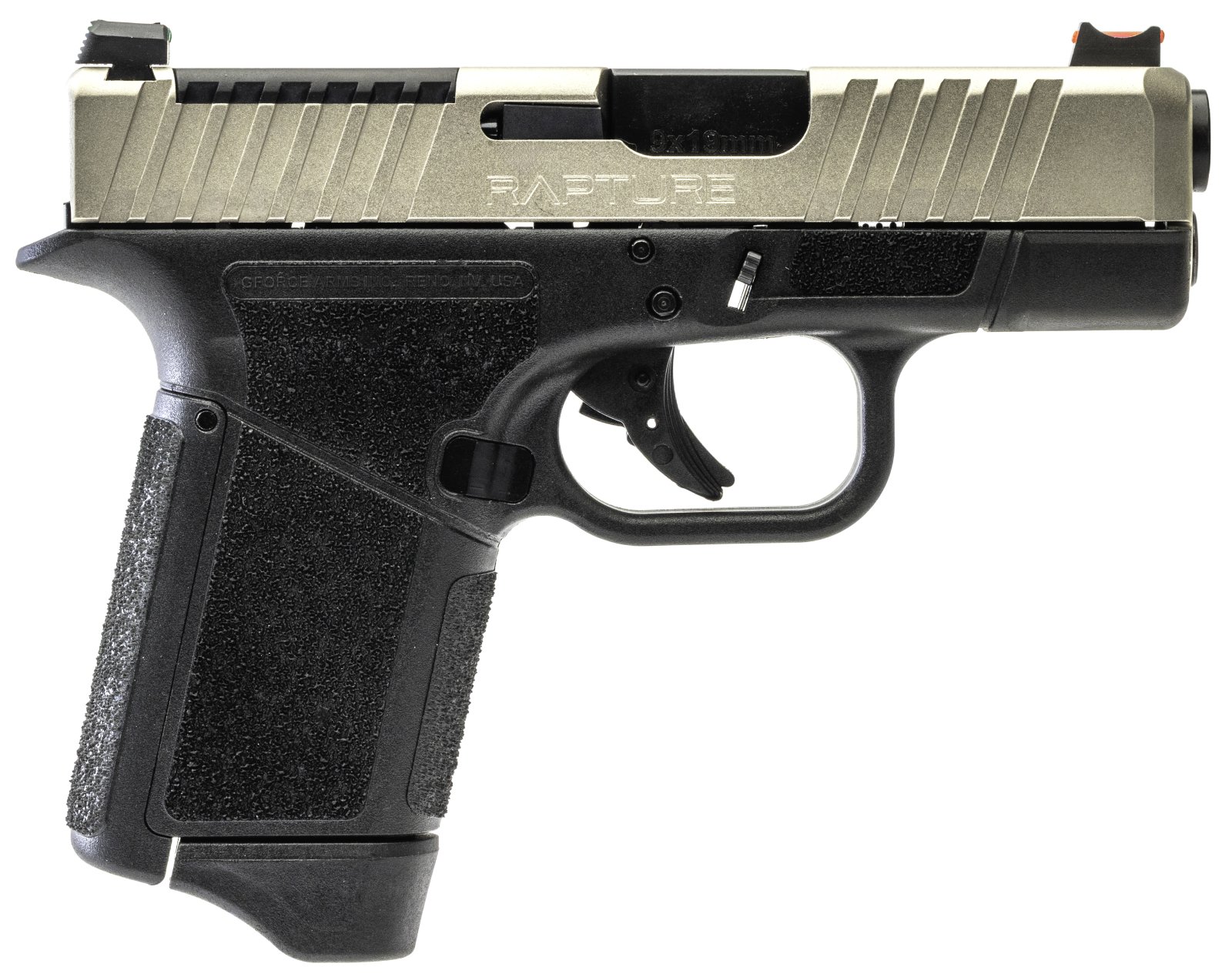 Gforce Arms GF932512BN RAPTURE 9mm 3.25" Nickel Semi-Auto Pistol - GForce Arms - 9mm