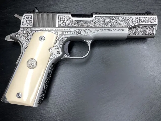 Colt 1911|Government 45 Auto 7+1 5.000 Stainless Steel Stainless Steel
