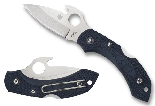Spyderco C28PGYW2 Dragonfly 2 Emerson Wave 2" Gray FRN Scales