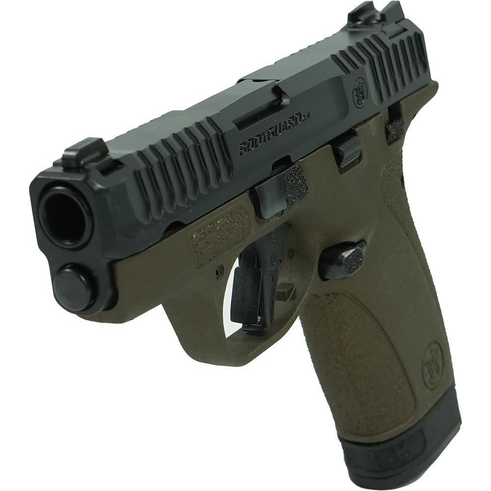 Buy S&W Exclusive Mid-Bro M&P Bodyguard 2.0 Thumb Safety Handgun .380 Auto 10(1)&12(1)rd Magazines 2.75 Barrel Midnight Bronze Grip online