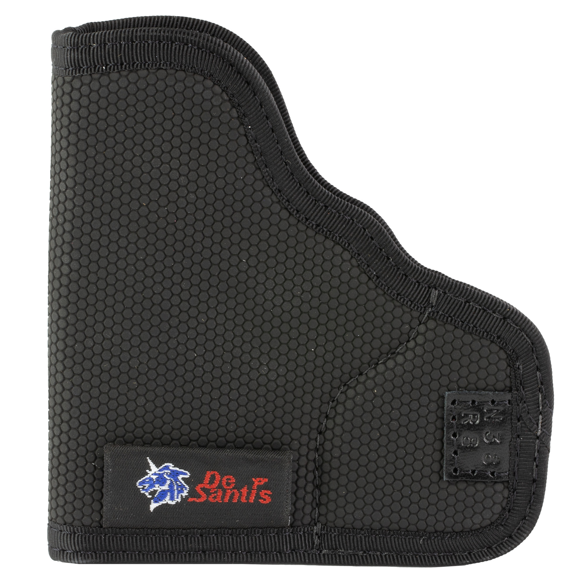 DeSantis N38BJR8Z0 Nemesis Pocket Holster Black Rubberized Fabric - DeSantis