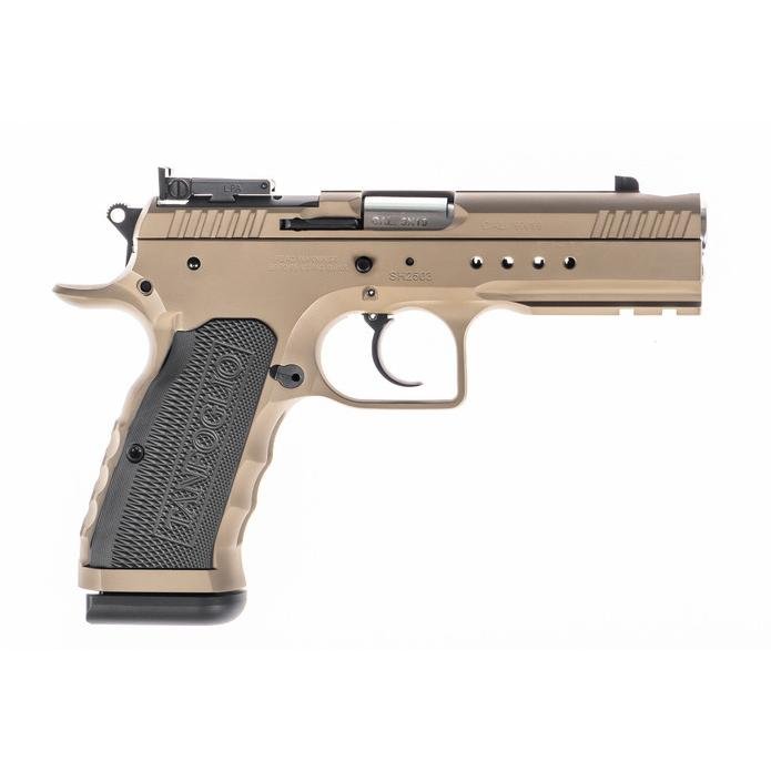 Tanfoglio TFHEXT9 Hexagon Tactical 9mm 4.45" 17Rnd Steel/Alum Grips - Italian Firearms Group - 9mm