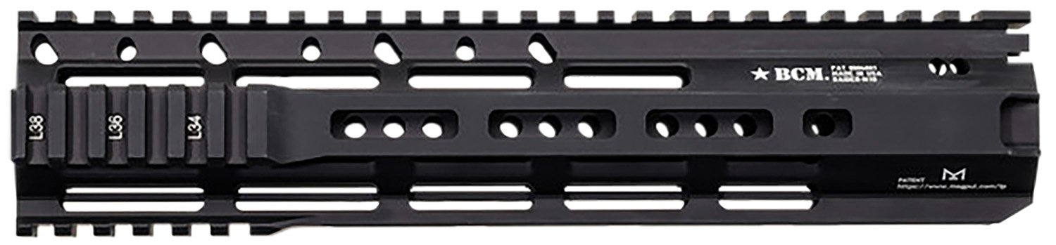 BCM RAIDERM10556BL RAIDER-M13 10" M-LOK Rail Black Anodized Aluminum - Bravo Company Manufacturing