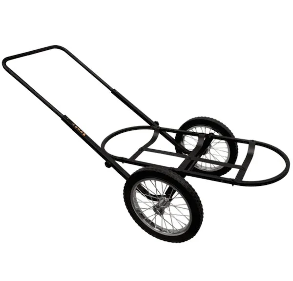 Muddy MGC400 The Mule Game Cart, Steel, Rubber Wheels, 29lb, 300lb Capacity - GSM Outdoors
